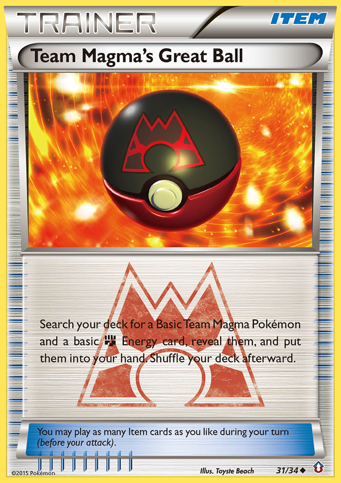 Team Magma's Great Ball (31/34) [XY: Double Crisis] | Exor Games Dartmouth