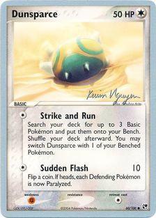 Dunsparce (60/100) (Team Rushdown - Kevin Nguyen) [World Championships 2004] | Exor Games Dartmouth