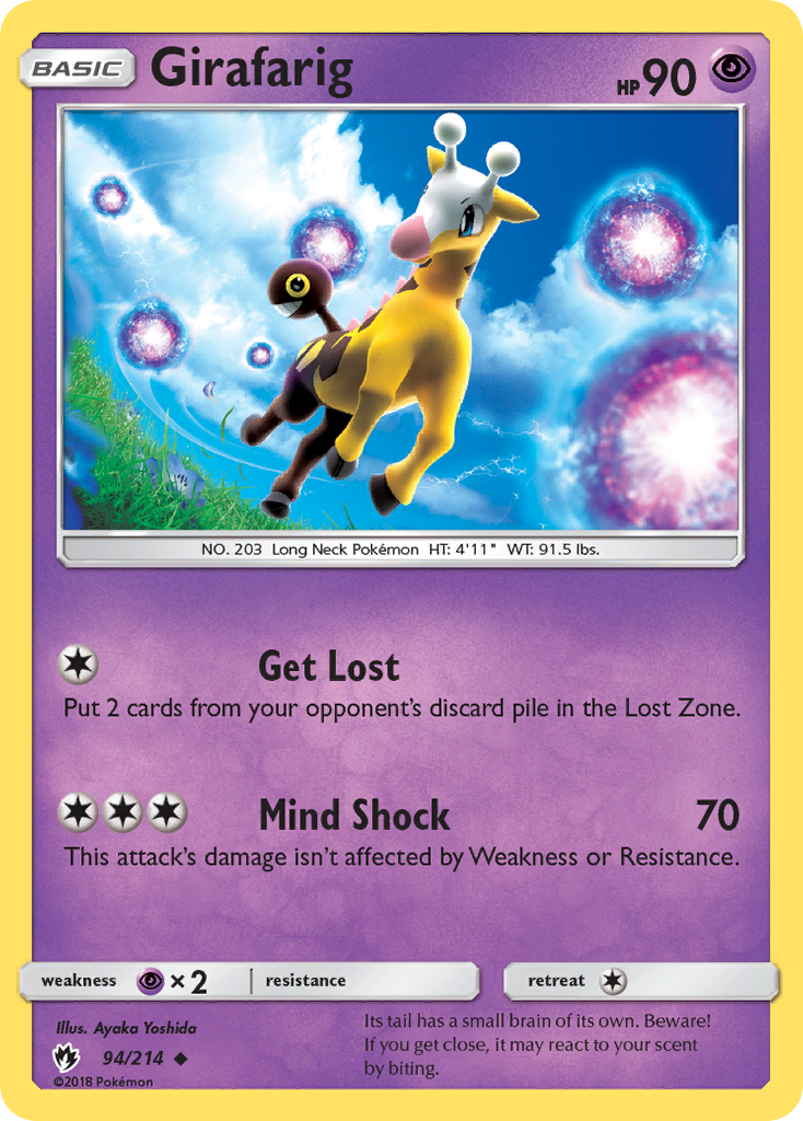 Girafarig (94/214) [Sun & Moon: Lost Thunder] | Exor Games Dartmouth