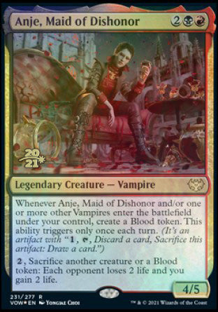 Anje, Maid of Dishonor [Innistrad: Crimson Vow Prerelease Promos] | Exor Games Dartmouth