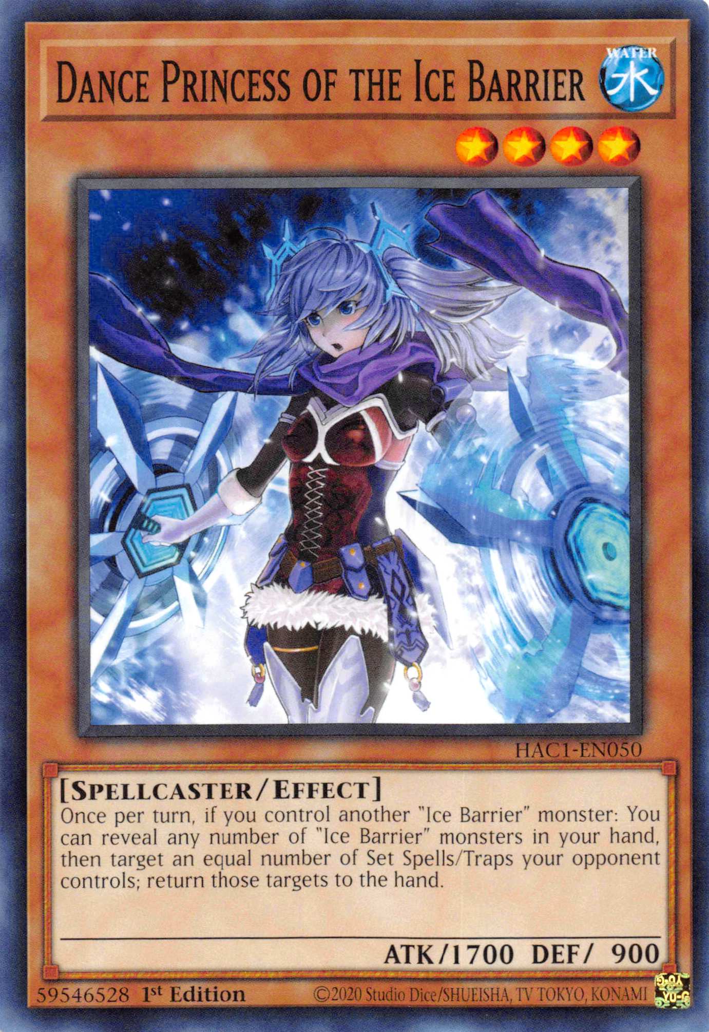 Dance Princess of the Ice Barrier [HAC1-EN050] Common | Exor Games Dartmouth