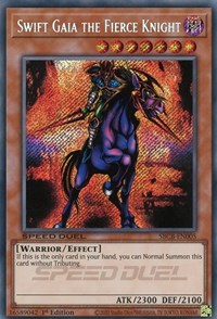 Swift Gaia the Fierce Knight (Secret) [SBCB-EN005] Secret Rare | Exor Games Dartmouth