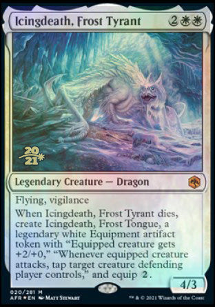 Icingdeath, Frost Tyrant [Dungeons & Dragons: Adventures in the Forgotten Realms Prerelease Promos] | Exor Games Dartmouth