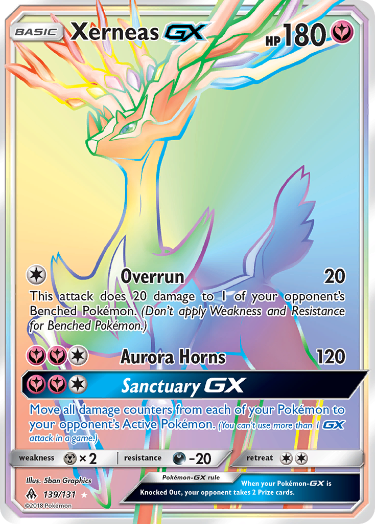 Xerneas GX (139/131) [Sun & Moon: Forbidden Light] | Exor Games Dartmouth