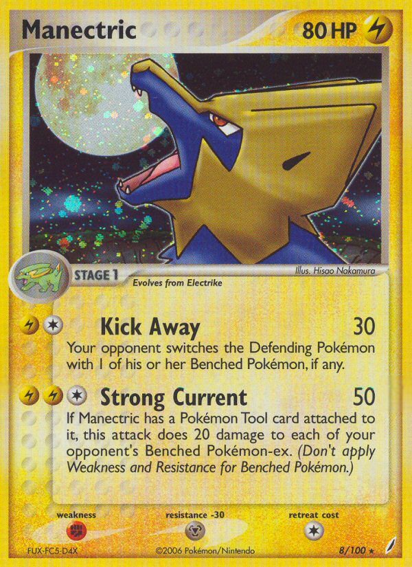 Manectric (8/100) [EX: Crystal Guardians] | Exor Games Dartmouth