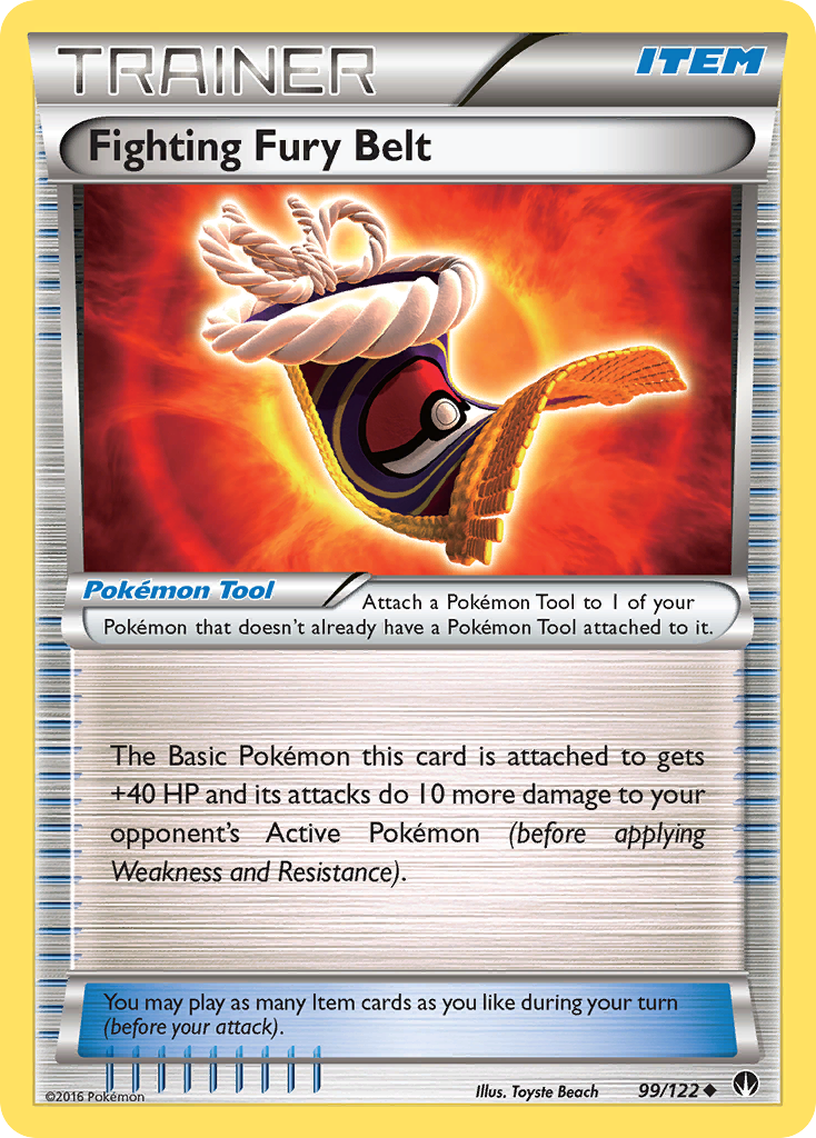 Fighting Fury Belt (99/122) [XY: BREAKpoint] | Exor Games Dartmouth