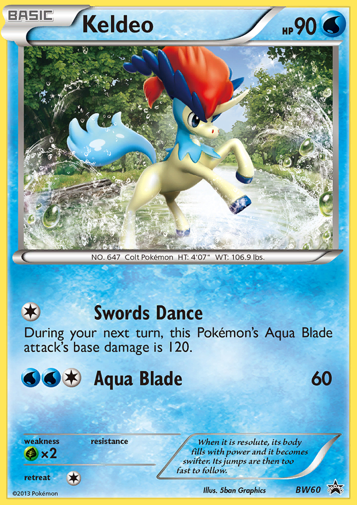 Keldeo (BW60) [Black & White: Black Star Promos] | Exor Games Dartmouth