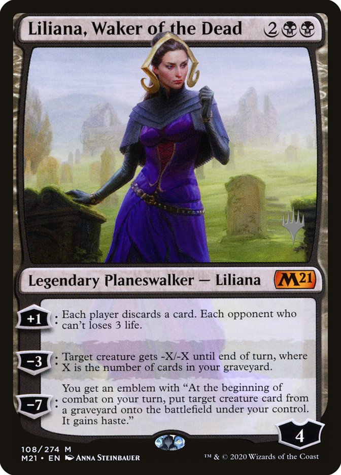 Liliana, Waker of the Dead (Promo Pack) [Core Set 2021 Promos] | Exor Games Dartmouth