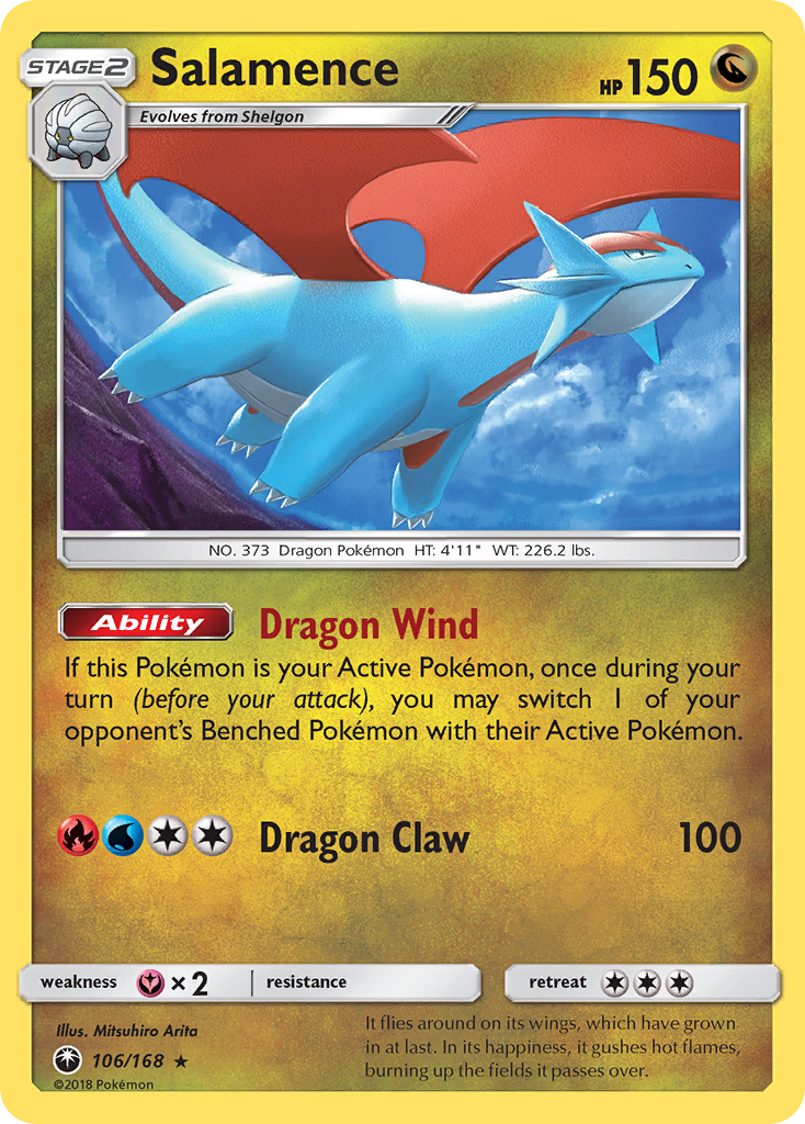 Salamence (106/168) [Sun & Moon: Celestial Storm] | Exor Games Dartmouth