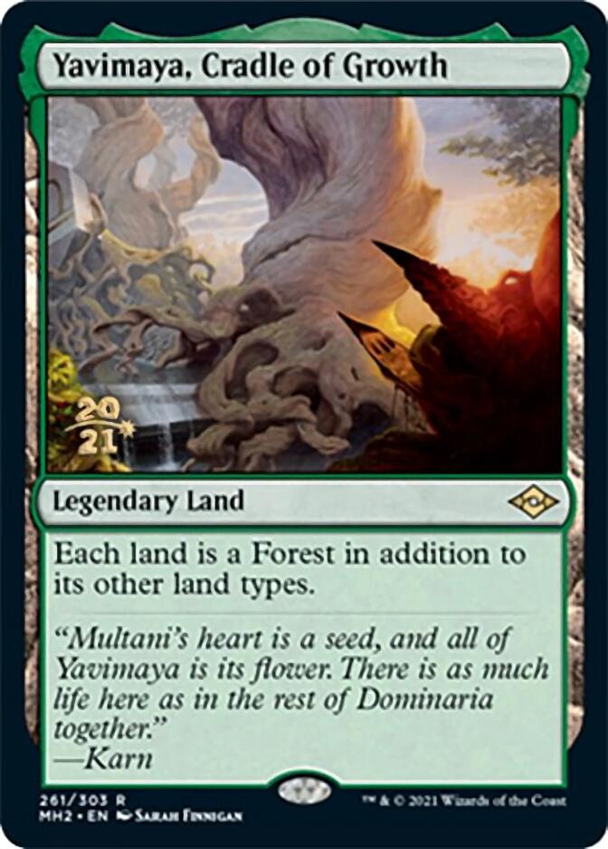 Yavimaya, Cradle of Growth [Modern Horizons 2 Prerelease Promos] | Exor Games Dartmouth