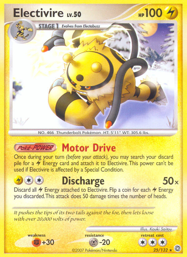 Electivire (25/132) (Theme Deck Exclusive) [Diamond & Pearl: Secret Wonders] | Exor Games Dartmouth