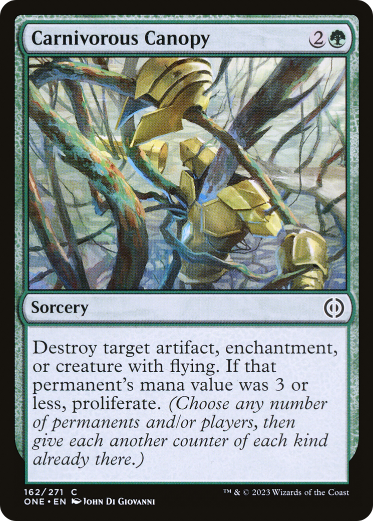 Carnivorous Canopy [Phyrexia: All Will Be One] | Exor Games Dartmouth