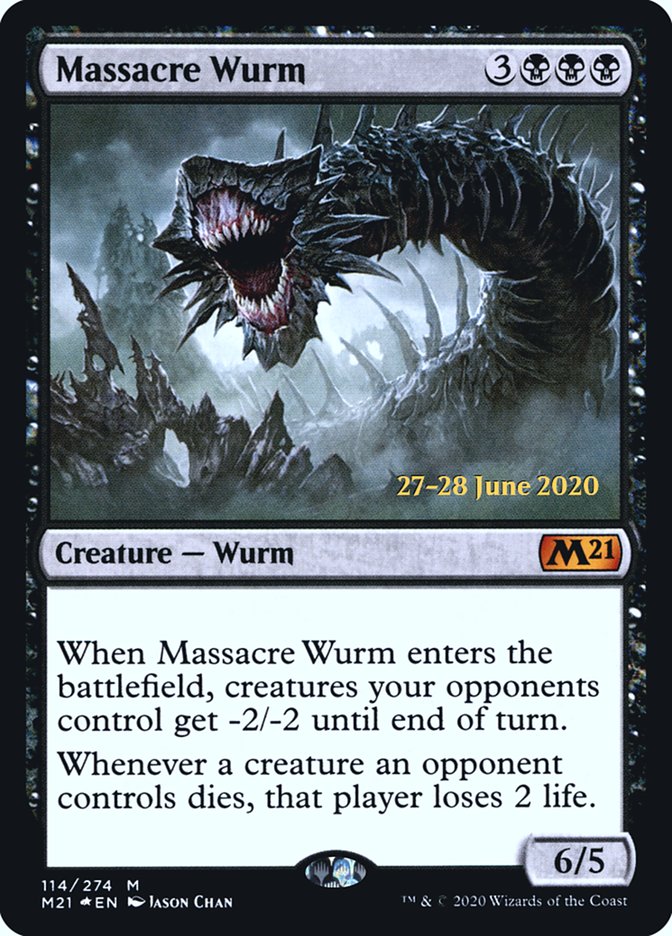 Massacre Wurm  [Core Set 2021 Prerelease Promos] | Exor Games Dartmouth