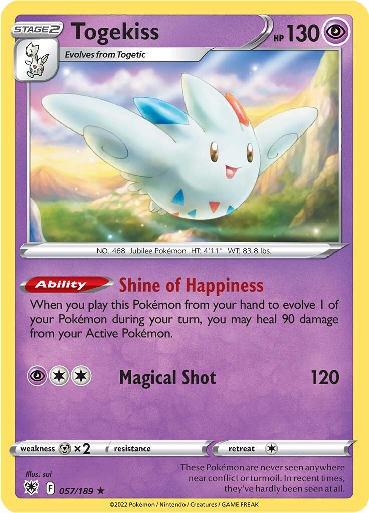 Togekiss (057/189) [Sword & Shield: Astral Radiance] | Exor Games Dartmouth