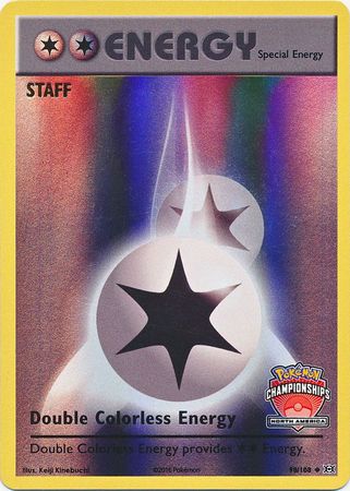 Double Colorless Energy (90/108) (NA Championship Promo Staff) [XY: Evolutions] | Exor Games Dartmouth