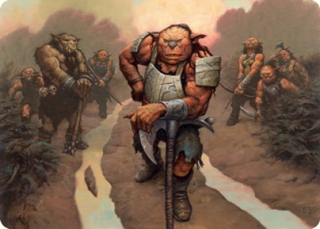 Hobgoblin Bandit Lord Art Card [Dungeons & Dragons: Adventures in the Forgotten Realms Art Series] | Exor Games Dartmouth