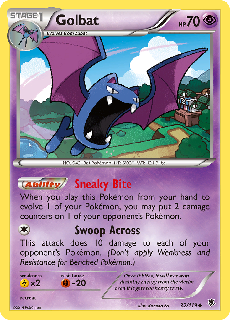 Golbat (32/119) [XY: Phantom Forces] | Exor Games Dartmouth