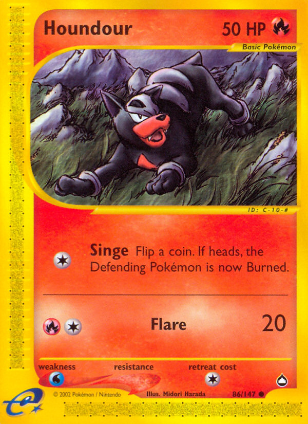 Houndour (86/147) [Aquapolis] | Exor Games Dartmouth