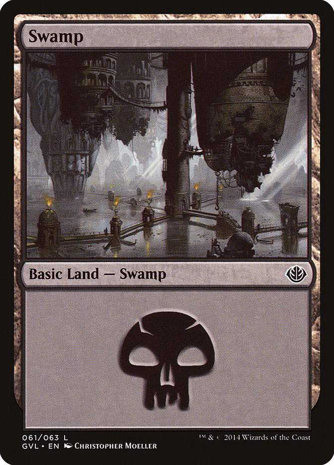 Swamp (61) (Garruk vs. Liliana) [Duel Decks Anthology] | Exor Games Dartmouth