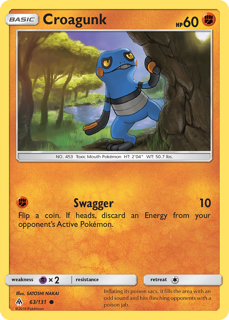 Croagunk (63/131) [Sun & Moon: Forbidden Light] | Exor Games Dartmouth