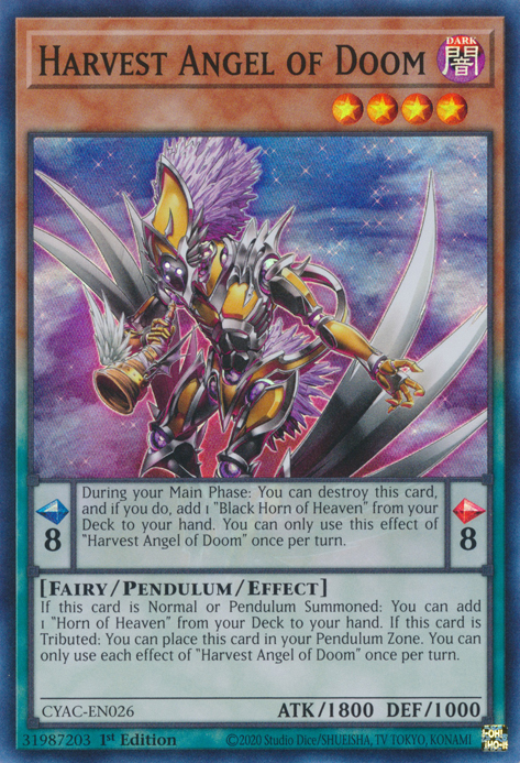 Harvest Angel of Doom [CYAC-EN026] Super Rare | Exor Games Dartmouth