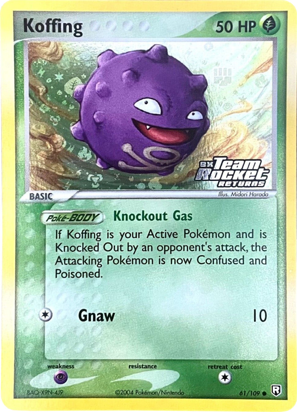 Koffing (61/109) (Stamped) [EX: Team Rocket Returns] | Exor Games Dartmouth