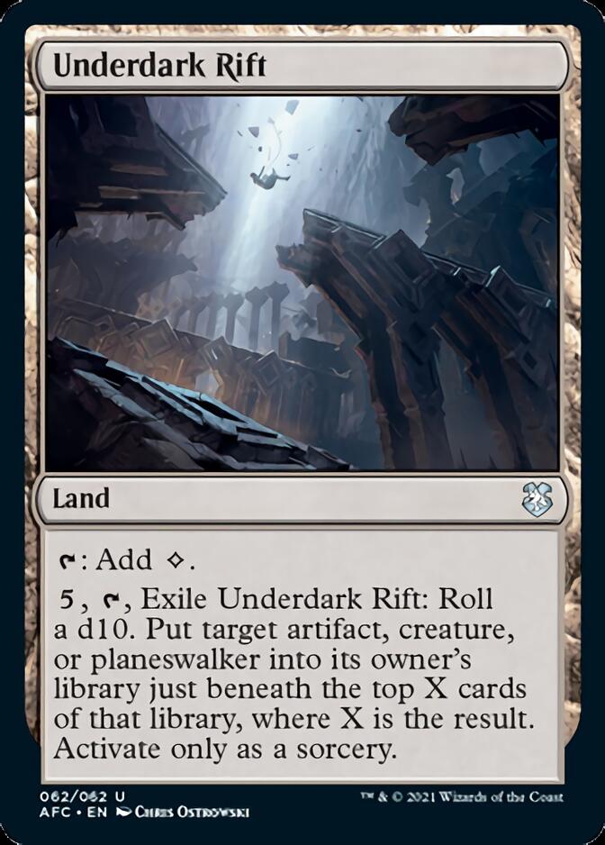 Underdark Rift [Dungeons & Dragons: Adventures in the Forgotten Realms Commander] | Exor Games Dartmouth