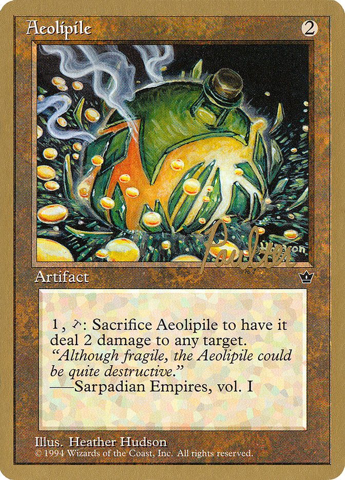 Aeolipile (Preston Poulter) [Pro Tour Collector Set] | Exor Games Dartmouth