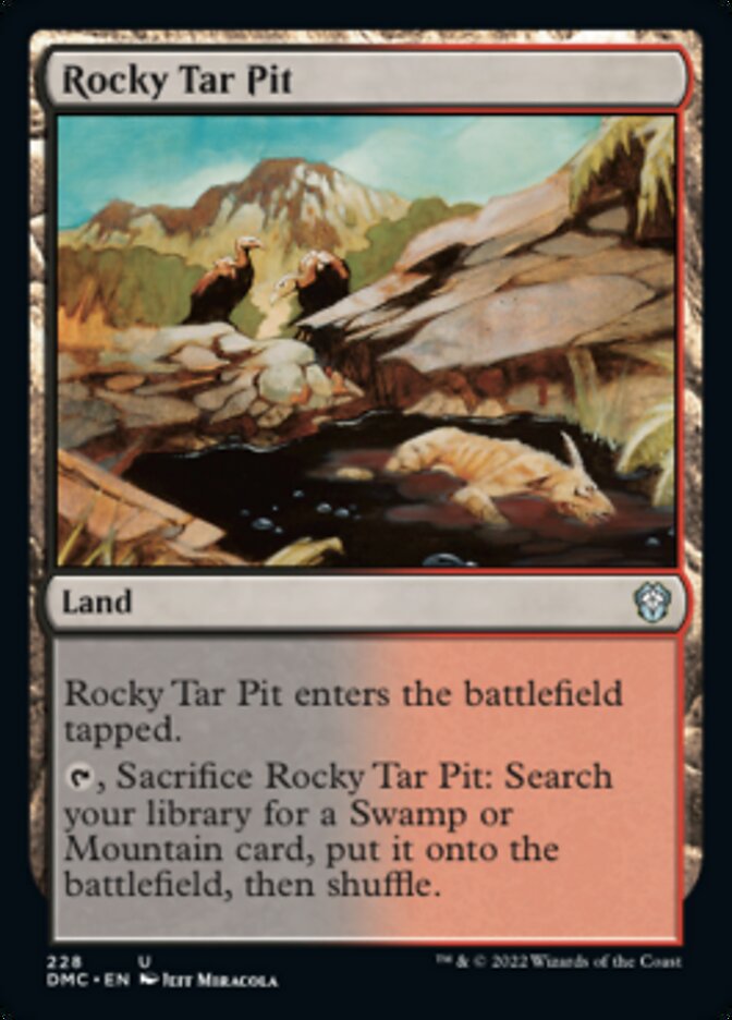 Rocky Tar Pit [Dominaria United Commander] | Exor Games Dartmouth