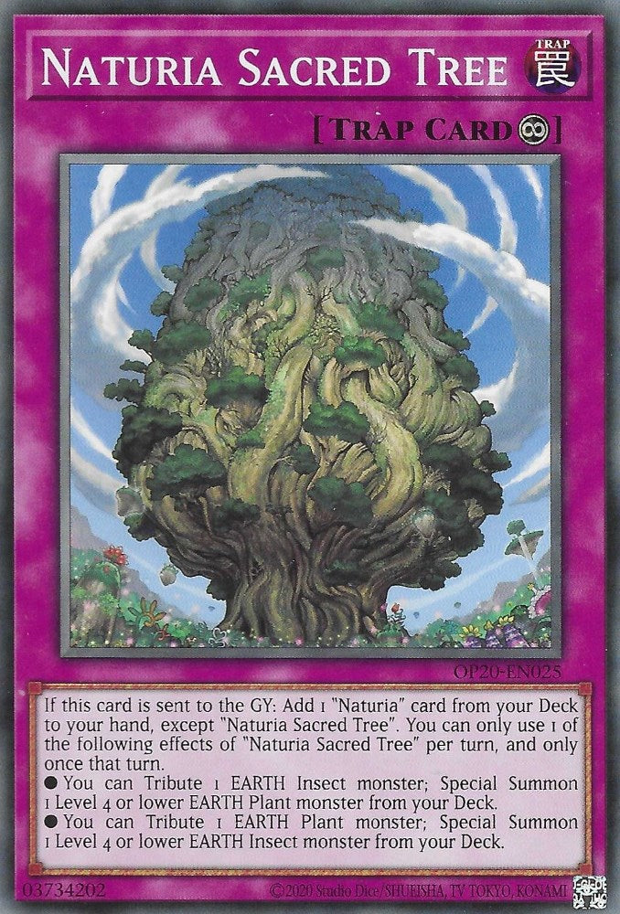 Naturia Sacred Tree [OP20-EN025] Common | Exor Games Dartmouth