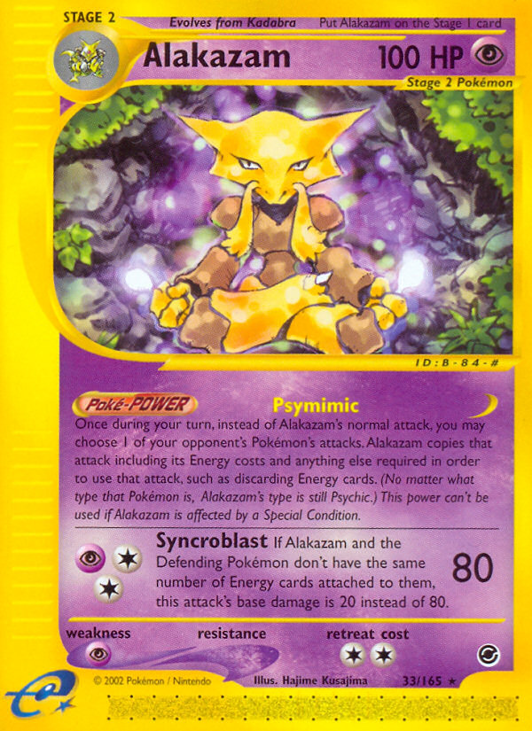 Alakazam (33/165) [Expedition: Base Set] | Exor Games Dartmouth