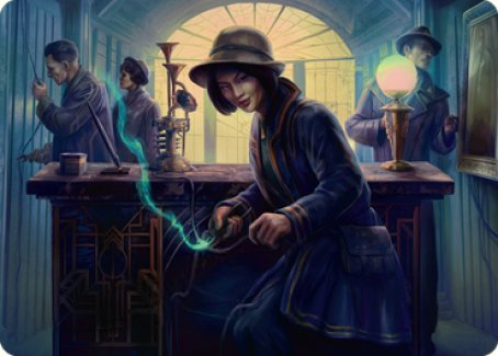 Wiretapping Art Card [Streets of New Capenna Art Series] | Exor Games Dartmouth