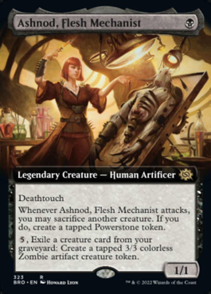 Ashnod, Flesh Mechanist (Extended Art) [The Brothers' War] | Exor Games Dartmouth