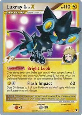 Luxray GL LV.X (109/111) (Crowned Tiger - Tsubasa Nakamura) [World Championships 2009] | Exor Games Dartmouth