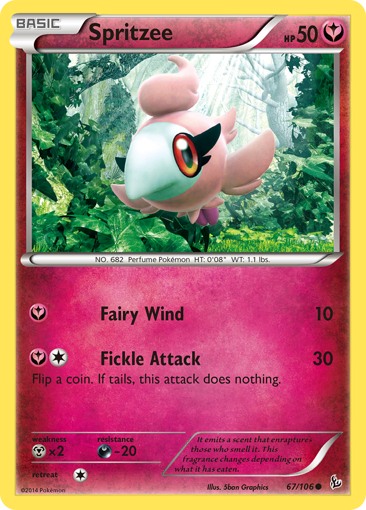 Spritzee (67/106) [XY: Flashfire] | Exor Games Dartmouth