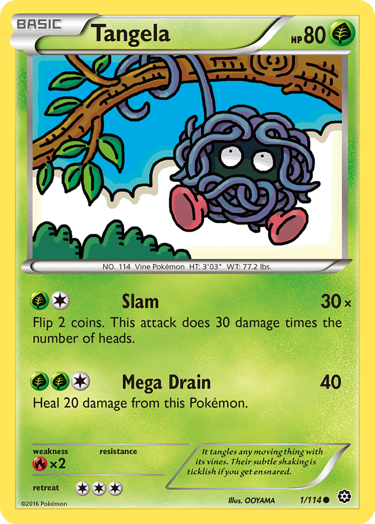 Tangela (1/114) [XY: Steam Siege] | Exor Games Dartmouth