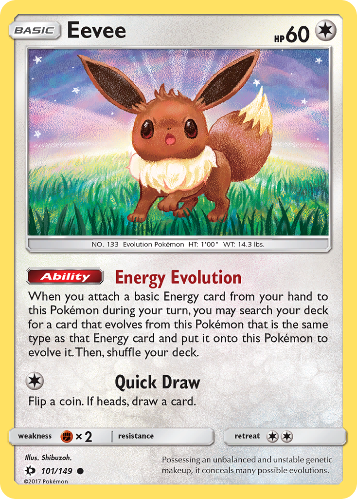 Eevee (101/149) [Sun & Moon: Base Set] | Exor Games Dartmouth