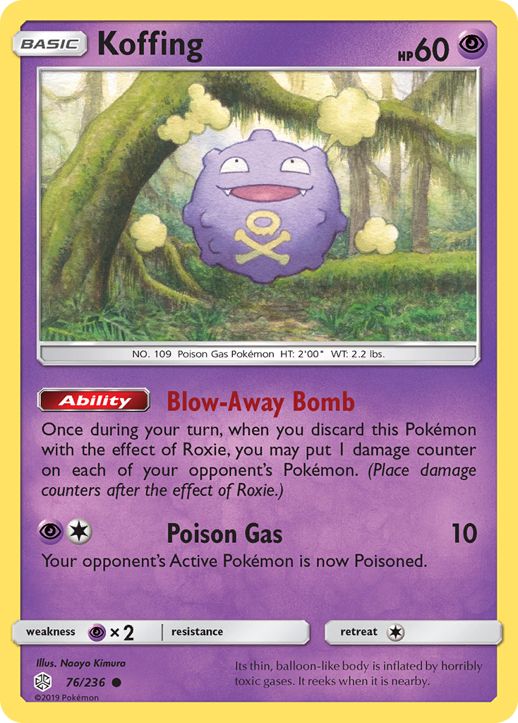 Koffing (76/236) [Sun & Moon: Cosmic Eclipse] | Exor Games Dartmouth