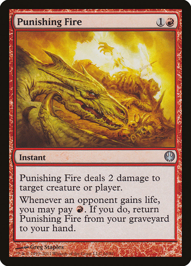 Punishing Fire [Duel Decks: Knights vs. Dragons] | Exor Games Dartmouth
