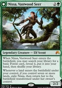 Nissa, Vastwood Seer // Nissa, Sage Animist [Magic Origins] | Exor Games Dartmouth