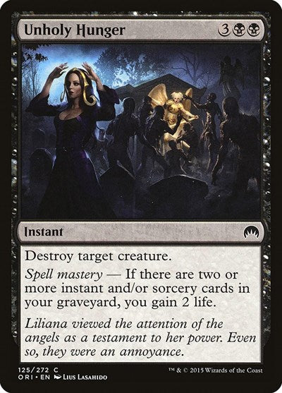 Unholy Hunger [Magic Origins] | Exor Games Dartmouth