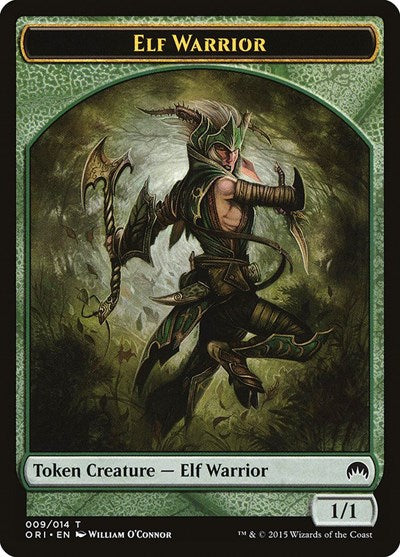 Elf Warrior [Magic Origins Tokens] | Exor Games Dartmouth