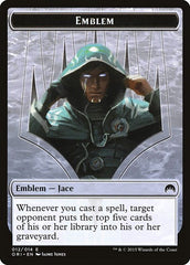 Jace, Telepath Unbound Emblem [Magic Origins Tokens] | Exor Games Dartmouth