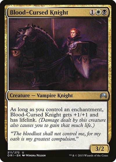 Blood-Cursed Knight [Magic Origins] | Exor Games Dartmouth