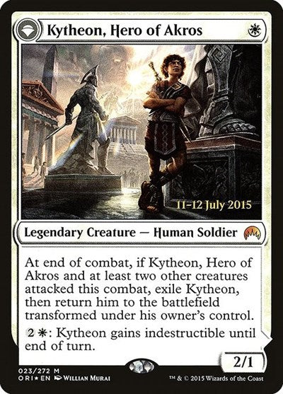 Kytheon, Hero of Akros // Gideon, Battle-Forged [Magic Origins Promos] | Exor Games Dartmouth