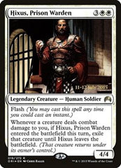 Hixus, Prison Warden [Magic Origins Promos] | Exor Games Dartmouth