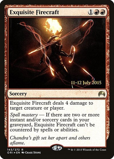 Exquisite Firecraft [Magic Origins Promos] | Exor Games Dartmouth