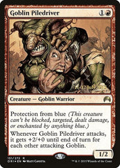 Goblin Piledriver [Magic Origins Promos] | Exor Games Dartmouth