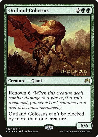 Outland Colossus [Magic Origins Promos] | Exor Games Dartmouth