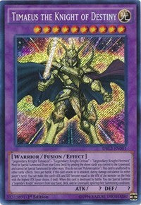 Timaeus the Knight of Destiny [DRL2-EN001] Secret Rare | Exor Games Dartmouth